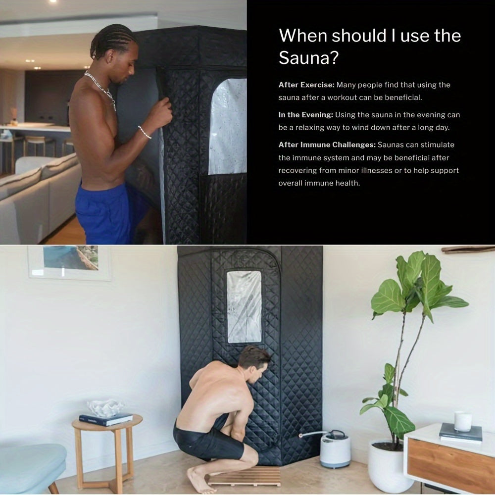 NNETM Pentagon Sauna Tent & Portable Ice Bath Tub